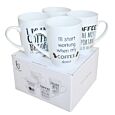 Pack with 4 Coffee Mugs