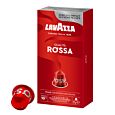 Lavazza Qualità Rossa package and capsule for Nespresso
