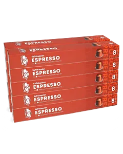 Pack with 100 aluminium pods of Kaffekapslen Espresso for Nespresso